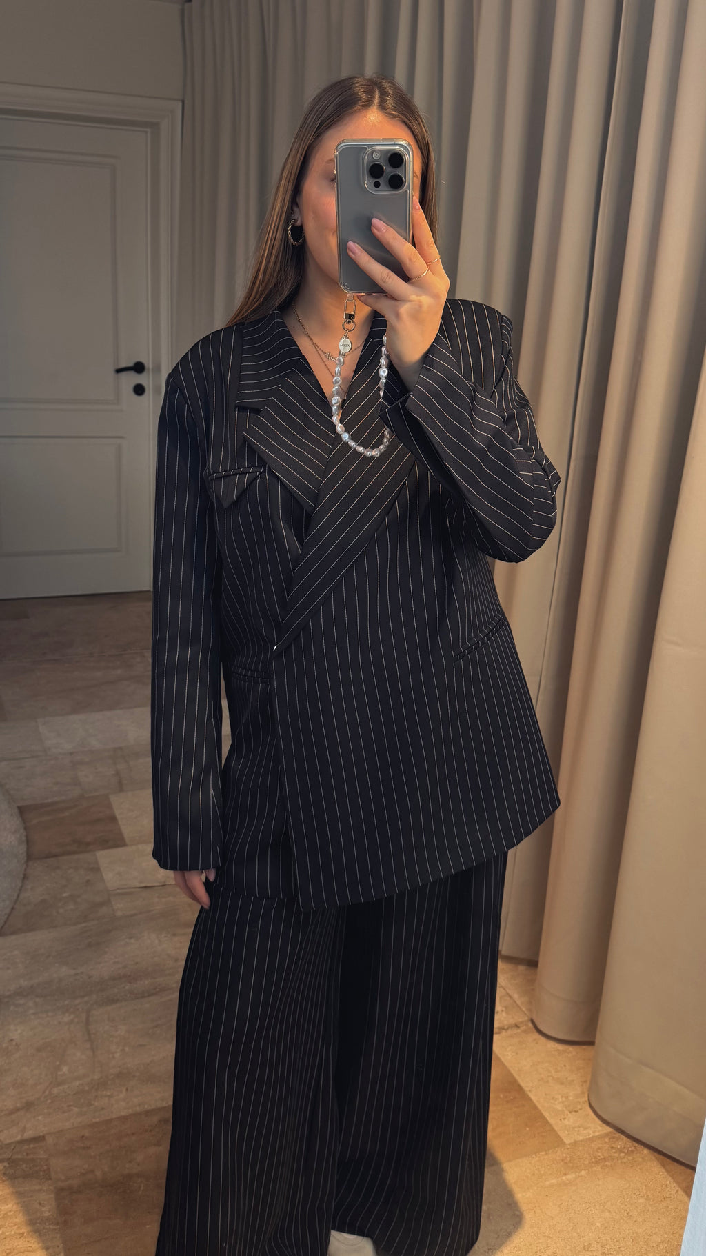 Amy gestreepte Blazer