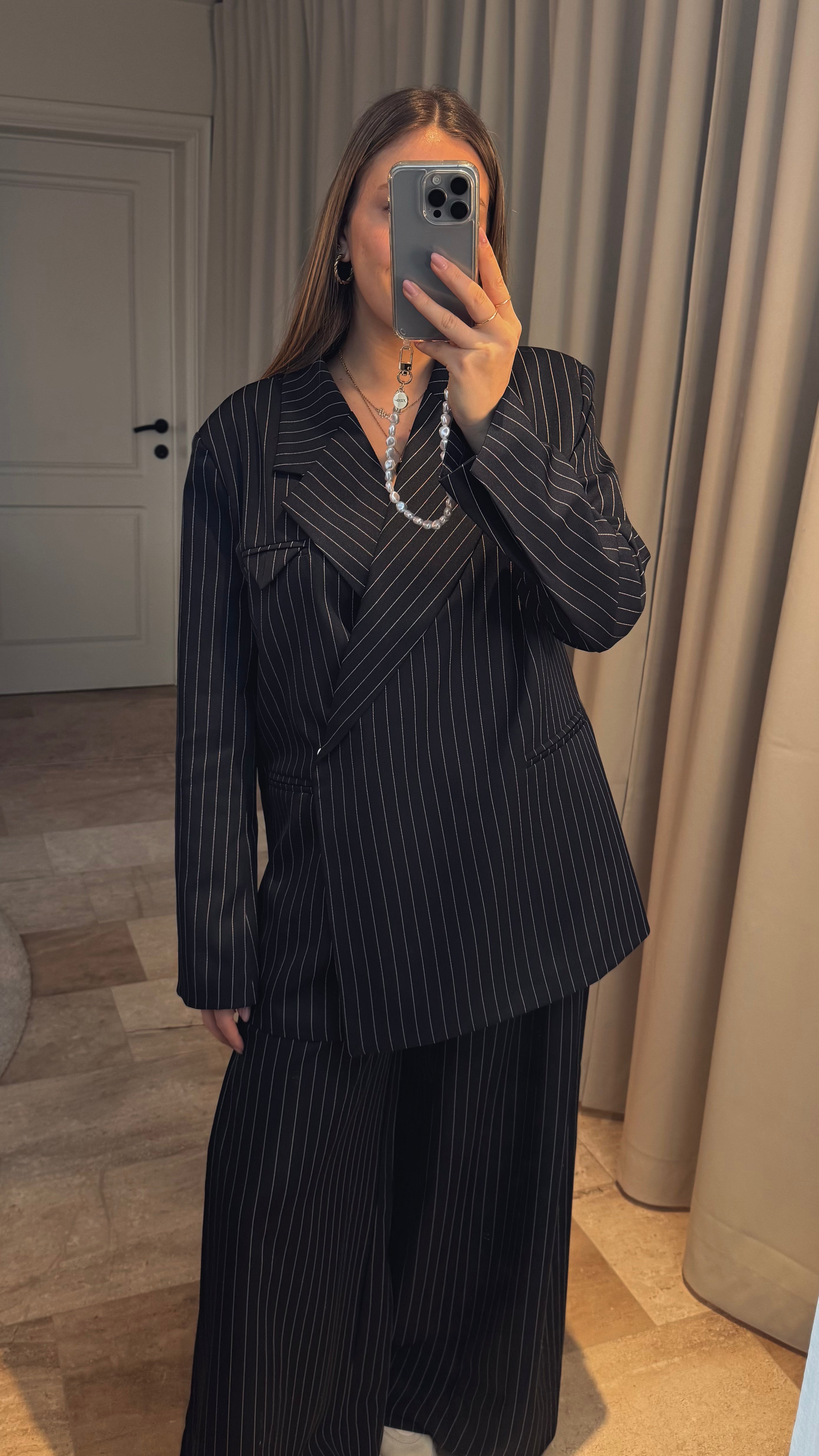 Amy gestreepte Blazer