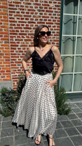 Polka dot lange rok