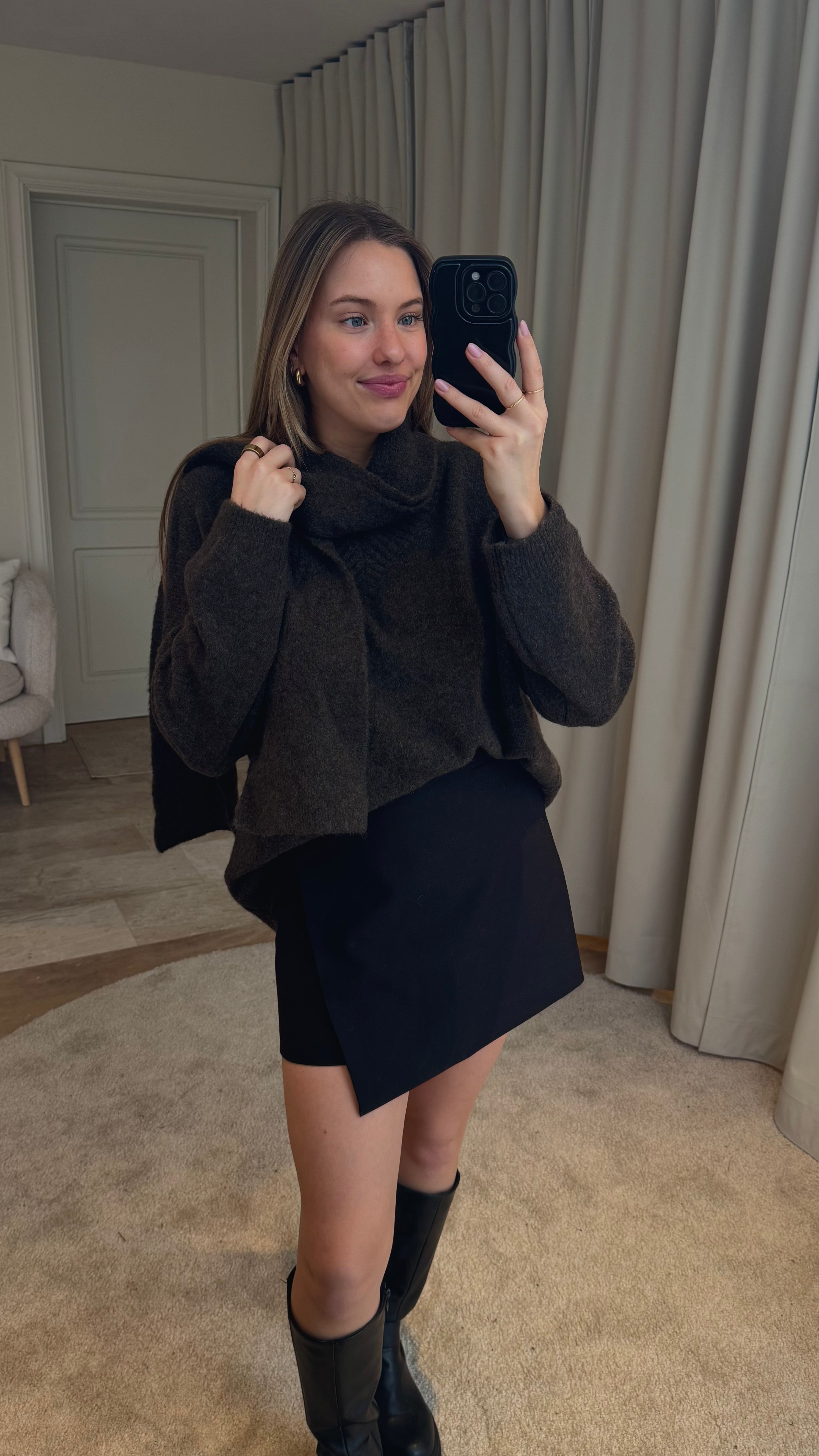 Billie trui met sjaal