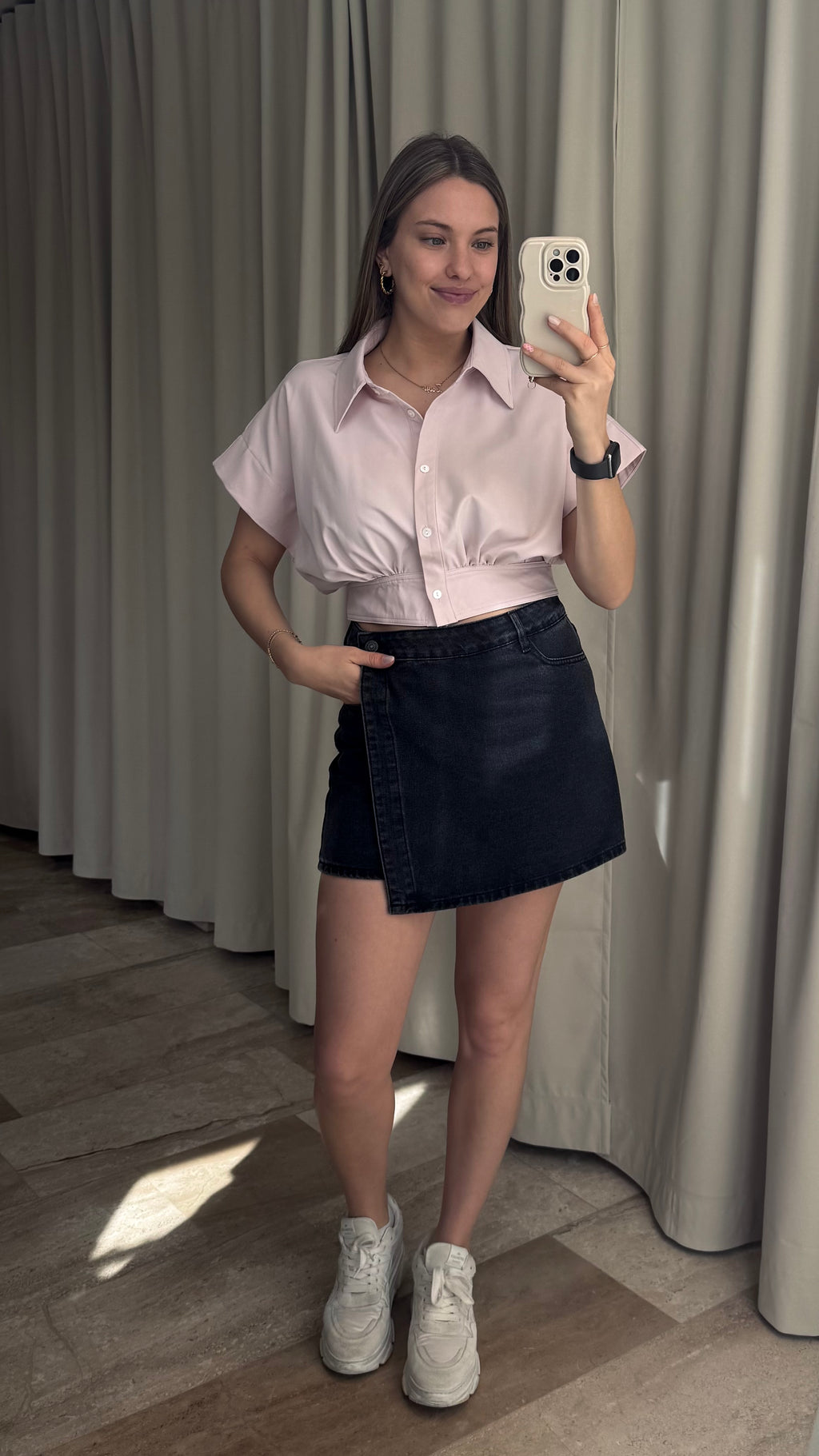 Floor cropped Blouse
