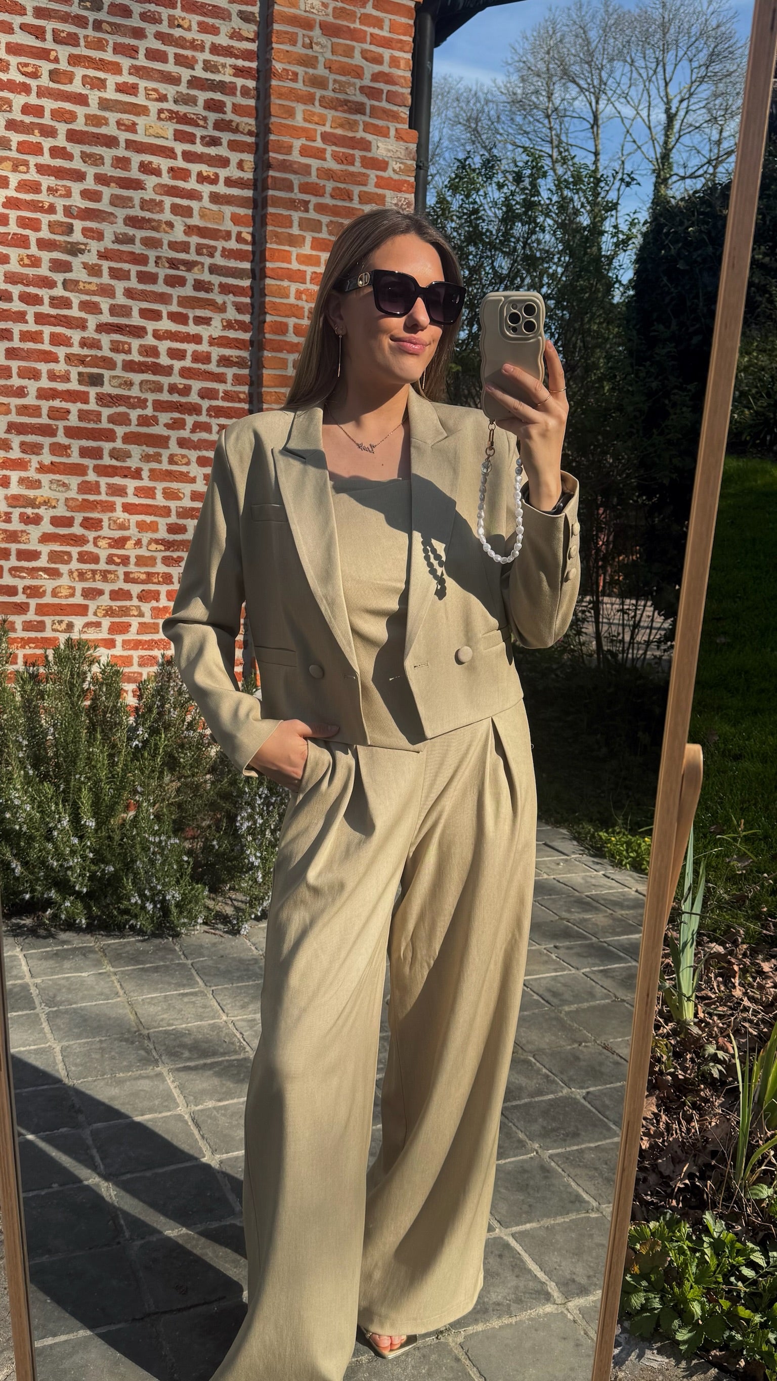 Cropped blazer