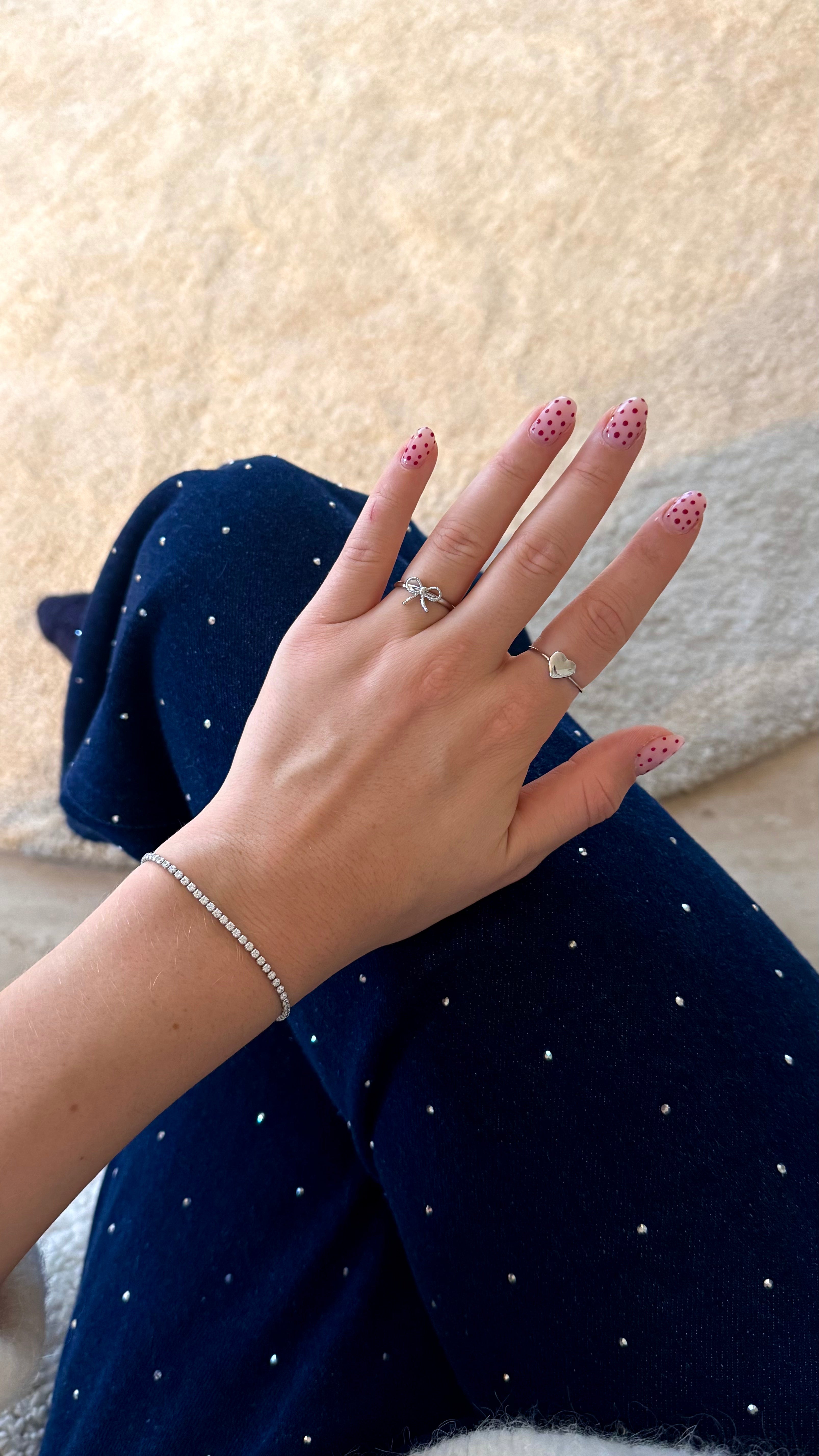 Hartjes ring - Zilver