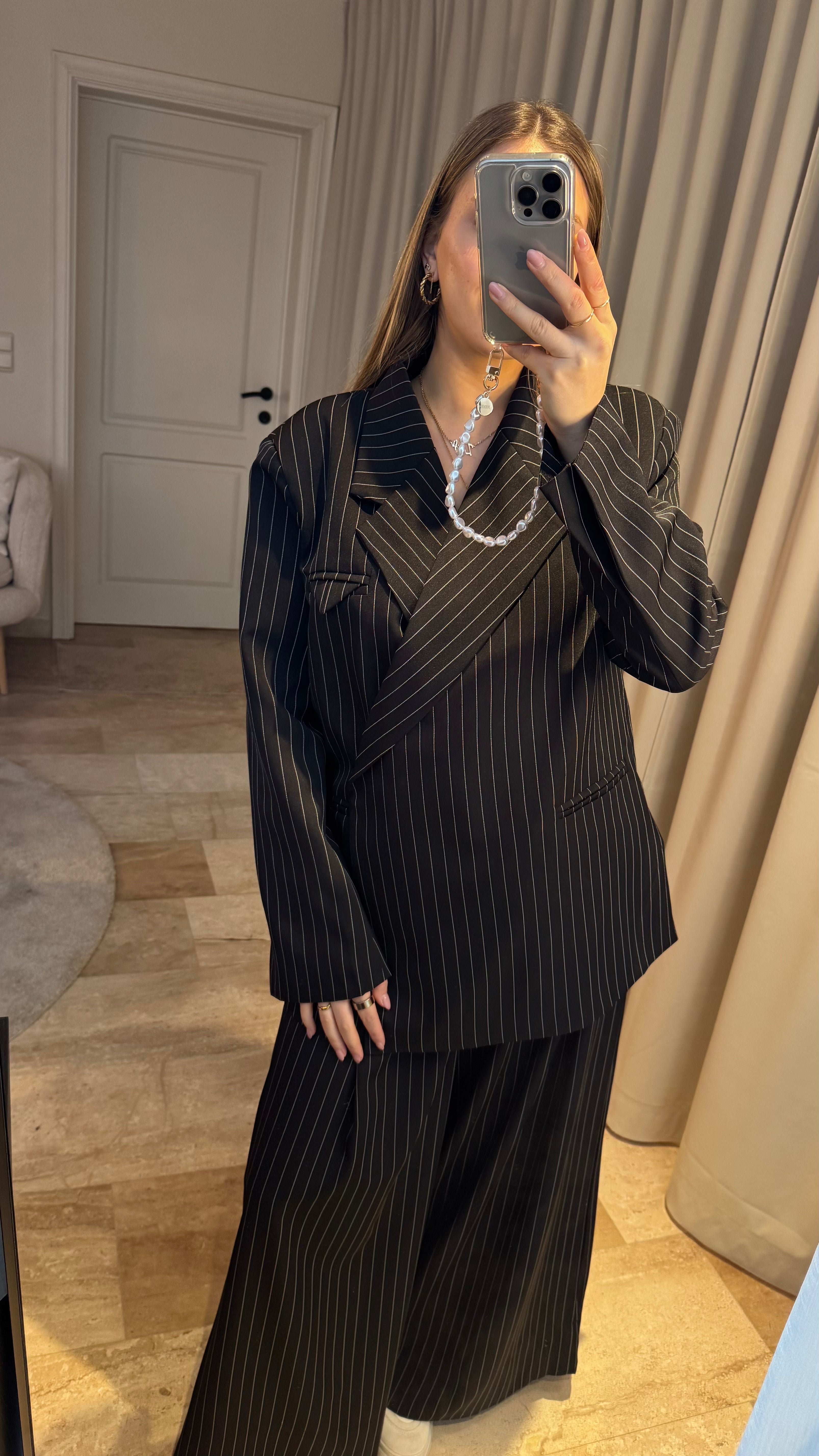 Amy gestreepte Blazer