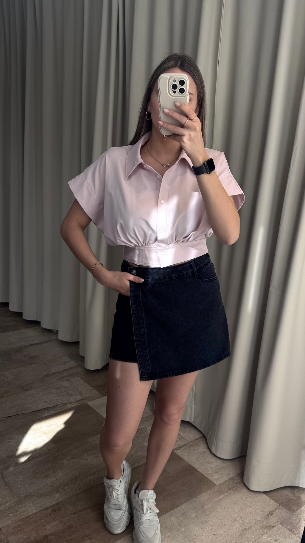 Floor cropped Blouse