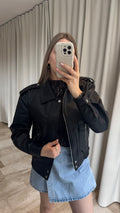 Loïs leren jas