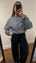 Checkered blouse