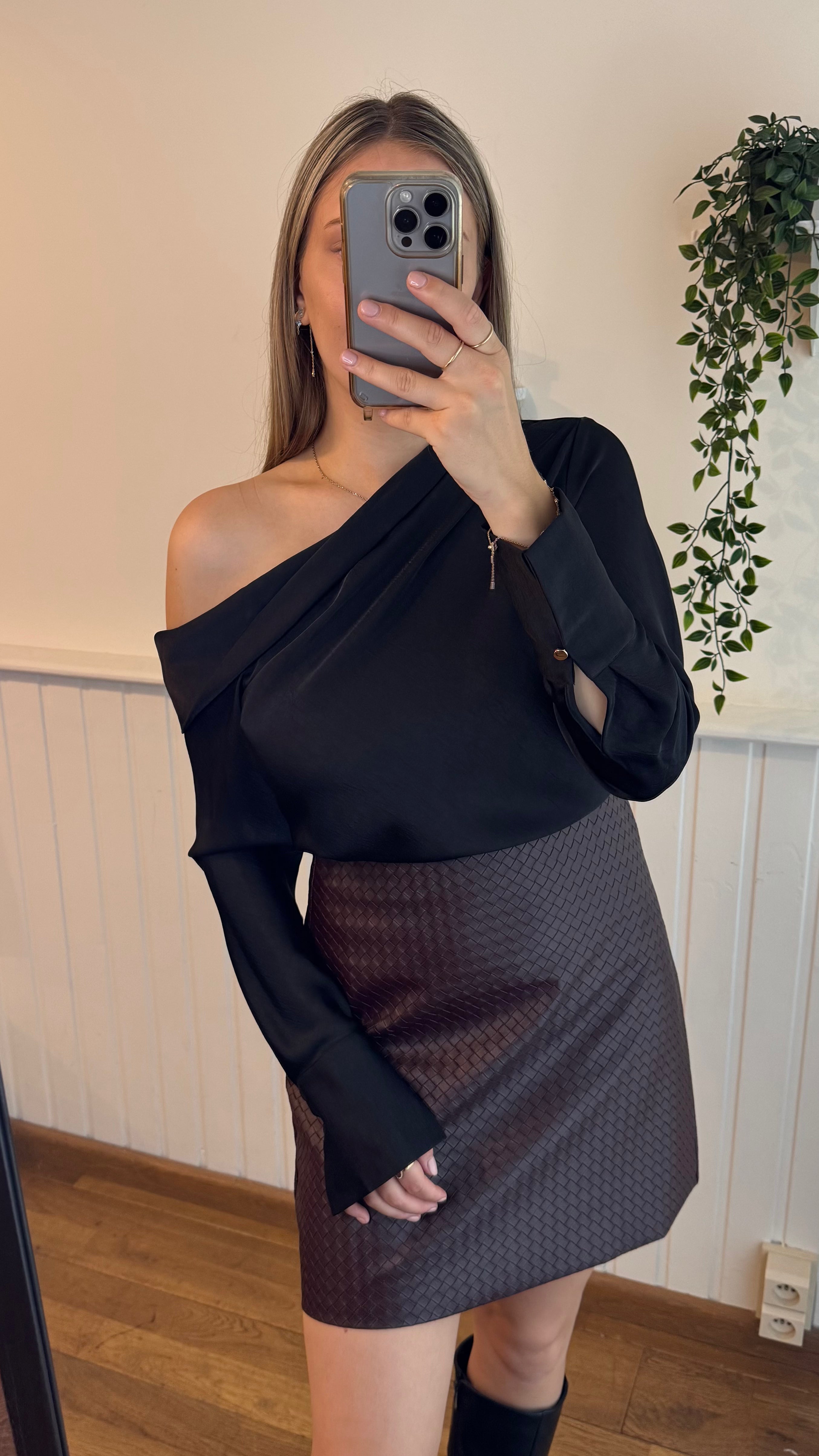 Hera satijnen blouse