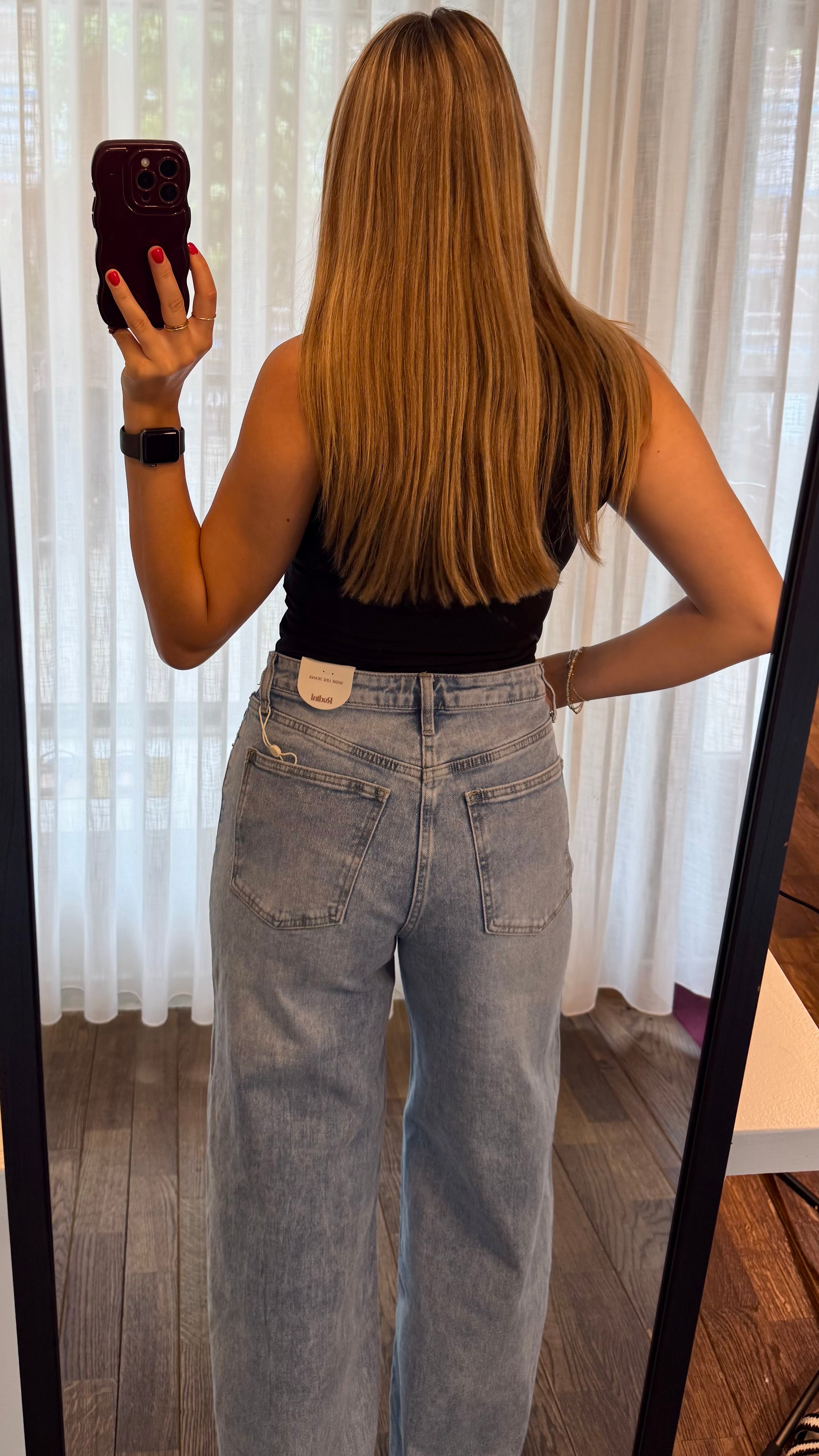 Basic wijde jeans
