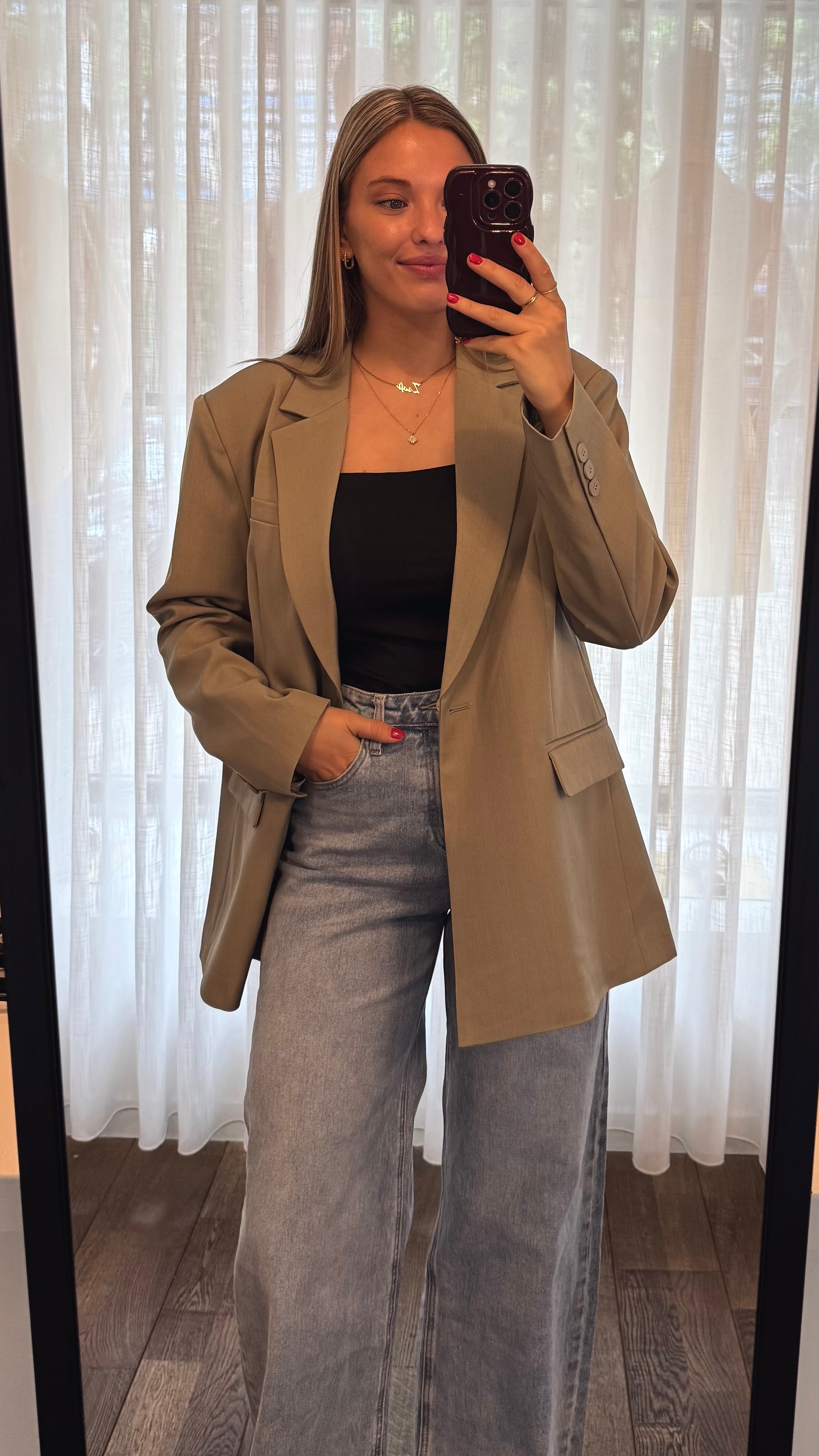 Basic wijde jeans