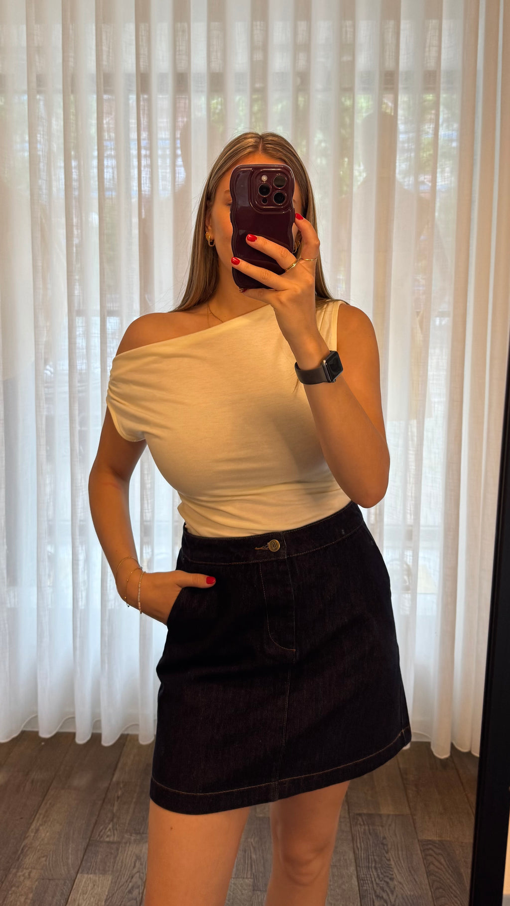 Romy jeansrok